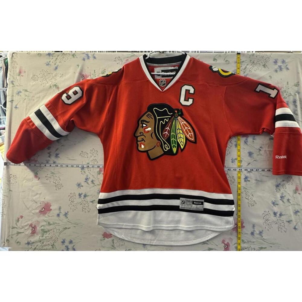 Chicago Blackhawks TOEWS #19 Jersey Mens 52 2010 Stanley Cup‎ Final Reebok NHL